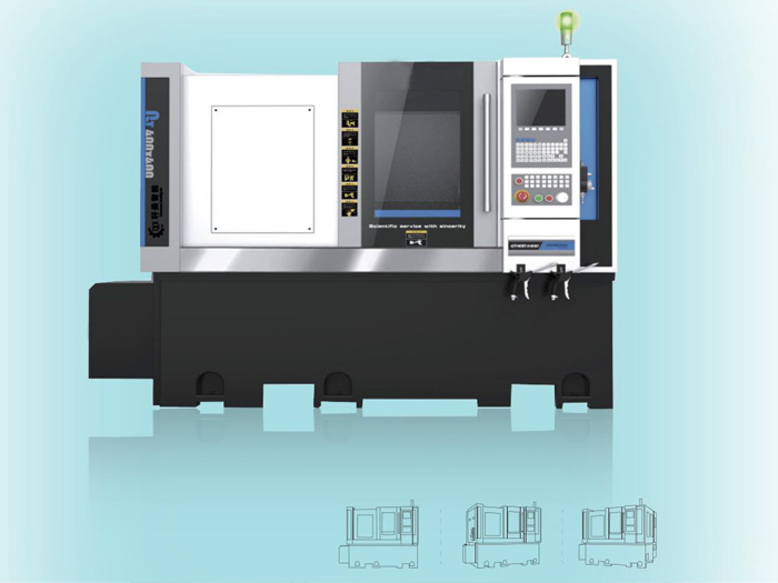 QT400×400斜式數控車床